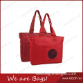 Fashion Canvas Red Casual Shoulder Shopping Bag for Ladies